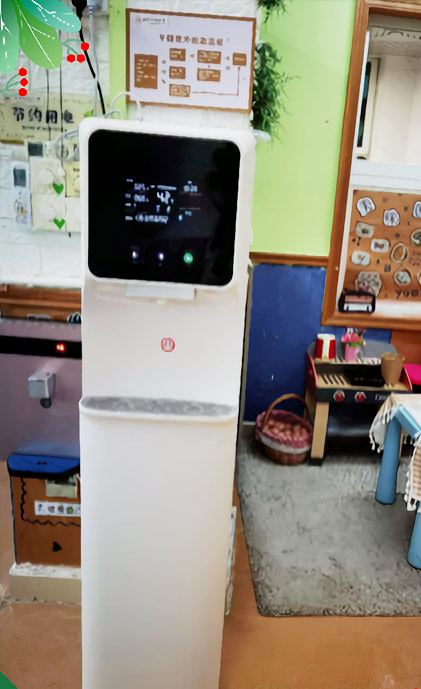余石岭幼儿园安装尼维珂D50净水直饮机，为园内儿童提供健康饮水设备环境！